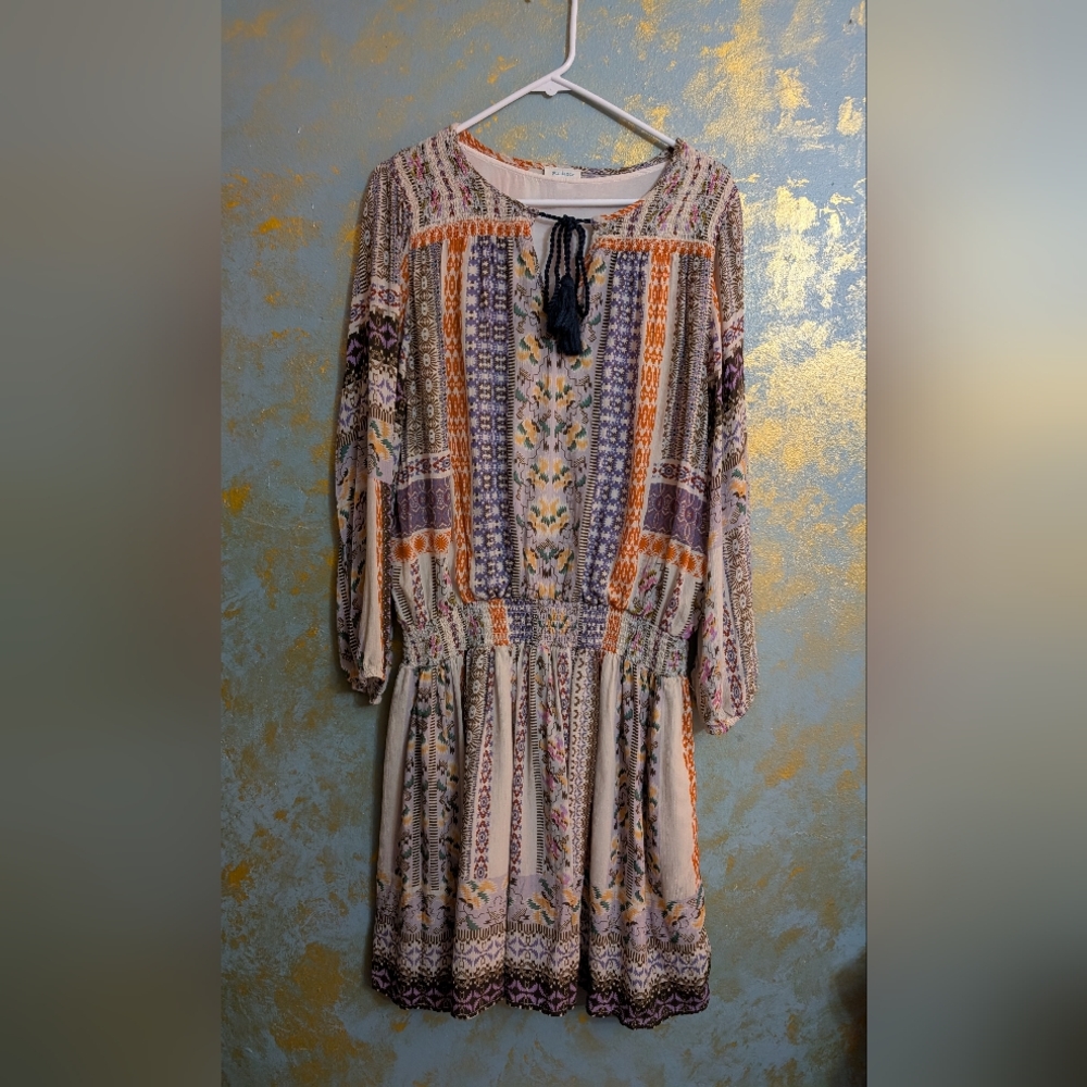 Sundance Boho Long Sleeve Dress